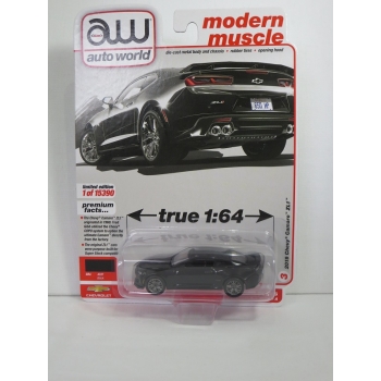 Auto World 1:64 Chevrolet Camaro ZL1 2019 black